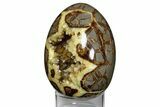 Calcite Crystal Filled Septarian Geode Egg - Utah #176039-3